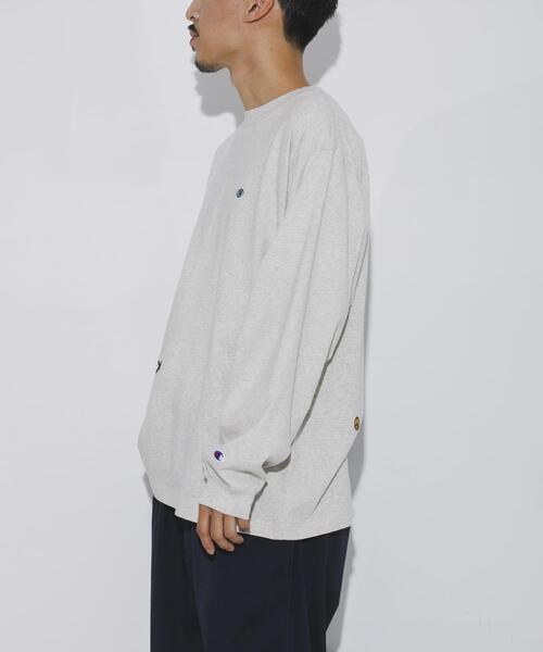 URBAN RESEARCH（アーバンリサーチ）の「LOWERCASE　L/S TEE byFACEOKA（Tシャツ/カットソー・メンズ・グリーン/ホワイト/ブラック/オートミール・MEDIUM/LARGE/X-LARGE）」の21枚目の写真