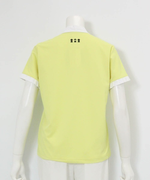 Picone CLUB(ピッコーネクラブ)の「プリーツ袖UV速乾プルオーバー(Tシャツ/カットソー・レディース・ホワイト/ネイビー/イエロー・13号/11号/9号)」の8枚目の写真