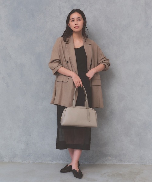 Breath TOPKAPI（ブレストプカピ）の「【Breath TOPKAPI】RIPPLE リプル ワイド ボストンバッグ チャーム付き（ボストンバッグ・レディース・アイボリー/ブラック/ベージュ系その他3・FREE）」の19枚目の写真