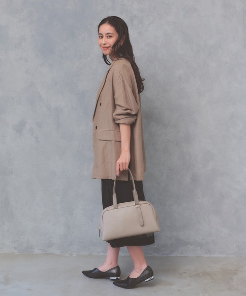 Breath TOPKAPI（ブレストプカピ）の「【Breath TOPKAPI】RIPPLE リプル ワイド ボストンバッグ チャーム付き（ボストンバッグ・レディース・アイボリー/ブラック/ベージュ系その他3・FREE）」の20枚目の写真