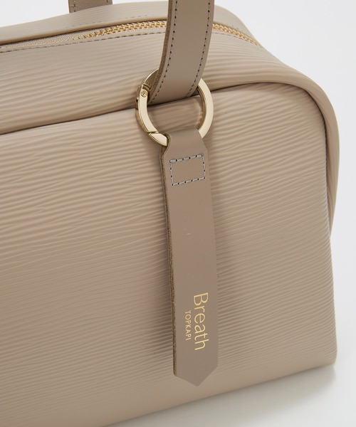 Breath TOPKAPI（ブレストプカピ）の「【Breath TOPKAPI】RIPPLE リプル ワイド ボストンバッグ チャーム付き（ボストンバッグ・レディース・アイボリー/ブラック/ベージュ系その他3・FREE）」の18枚目の写真