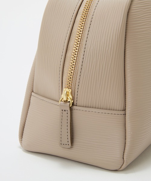 Breath TOPKAPI（ブレストプカピ）の「【Breath TOPKAPI】RIPPLE リプル ワイド ボストンバッグ チャーム付き（ボストンバッグ・レディース・アイボリー/ブラック/ベージュ系その他3・FREE）」の8枚目の写真