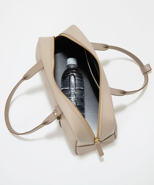 Breath TOPKAPI（ブレストプカピ）の「【Breath TOPKAPI】RIPPLE リプル ワイド ボストンバッグ チャーム付き（ボストンバッグ・レディース・アイボリー/ブラック/ベージュ系その他3・FREE）」の11枚目の写真