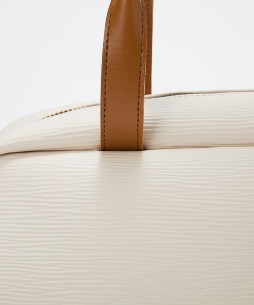 Breath TOPKAPI（ブレストプカピ）の「【Breath TOPKAPI】RIPPLE リプル ワイド ボストンバッグ チャーム付き（ボストンバッグ・レディース・アイボリー/ブラック/ベージュ系その他3・FREE）」の5枚目の写真