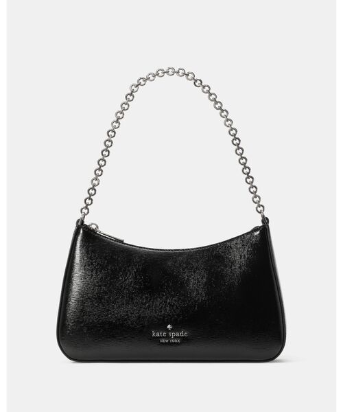 kate spade new york(ケイトスペード ニューヨーク)の「マルゴー テクスチャード パテント レザー コンバーチブル クロスボディ(ショルダーバッグ・レディース・ブラック・ONESIZE)」の5枚目の写真