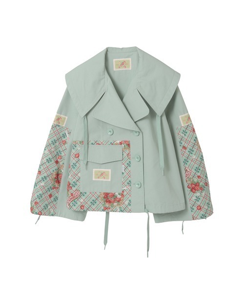 苺リースプリント使いジャケット（その他アウター）｜PINK HOUSE