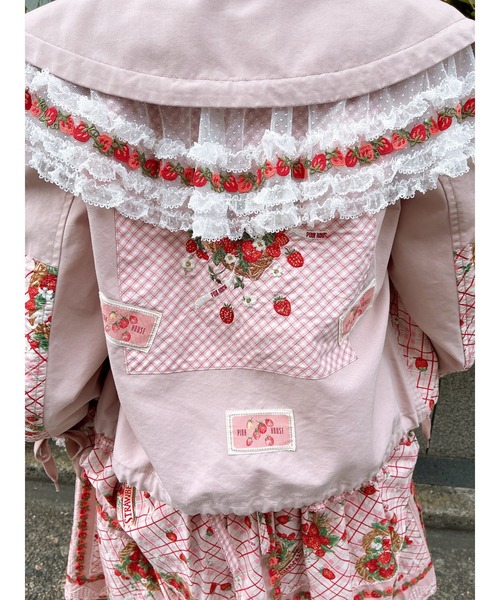 苺リースプリント使いジャケット（その他アウター）｜PINK HOUSE