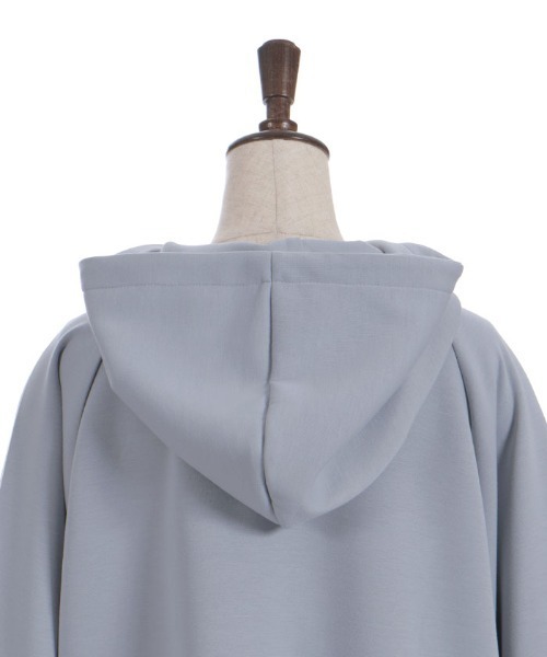 axes femme(アクシーズファム)の「花粉ガードポンチョ風プルオーバー(Tシャツ/カットソー・レディース・ブルーグレー/キナリ/ミント・FREE)」の4枚目の写真