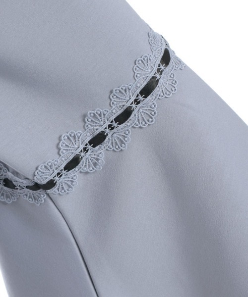 axes femme(アクシーズファム)の「花粉ガードポンチョ風プルオーバー(Tシャツ/カットソー・レディース・ブルーグレー/キナリ/ミント・FREE)」の5枚目の写真
