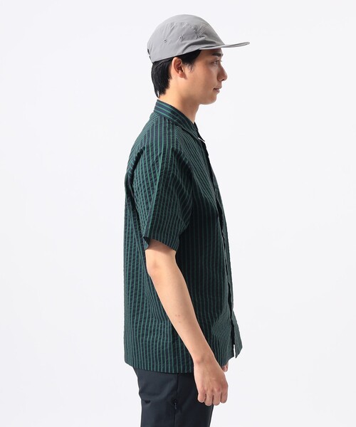 BEAMS GOLF(ビームスゴルフ)の「ORANGE LABEL / クールマックス(R)サッカー スターロゴシャツ(吸水速乾)(ポロシャツ・メンズ・グリーン/ネイビー/グレー・MEDIUM/LARGE/X-LARGE/SMALL)」の14枚目の写真