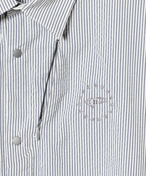 BEAMS GOLF(ビームスゴルフ)の「ORANGE LABEL / クールマックス(R)サッカー スターロゴシャツ(吸水速乾)(ポロシャツ・メンズ・グリーン/ネイビー/グレー・MEDIUM/LARGE/X-LARGE/SMALL)」の18枚目の写真