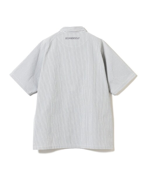 BEAMS GOLF(ビームスゴルフ)の「ORANGE LABEL / クールマックス(R)サッカー スターロゴシャツ(吸水速乾)(ポロシャツ・メンズ・グリーン/ネイビー/グレー・MEDIUM/LARGE/X-LARGE/SMALL)」の20枚目の写真