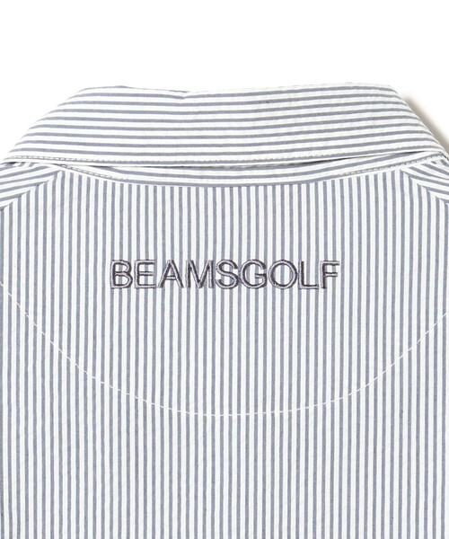 BEAMS GOLF(ビームスゴルフ)の「ORANGE LABEL / クールマックス(R)サッカー スターロゴシャツ(吸水速乾)(ポロシャツ・メンズ・グリーン/ネイビー/グレー・MEDIUM/LARGE/X-LARGE/SMALL)」の21枚目の写真