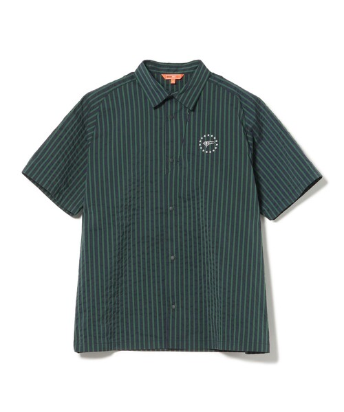 BEAMS GOLF(ビームスゴルフ)の「ORANGE LABEL / クールマックス(R)サッカー スターロゴシャツ(吸水速乾)(ポロシャツ・メンズ・グリーン/ネイビー/グレー・MEDIUM/LARGE/X-LARGE/SMALL)」の22枚目の写真