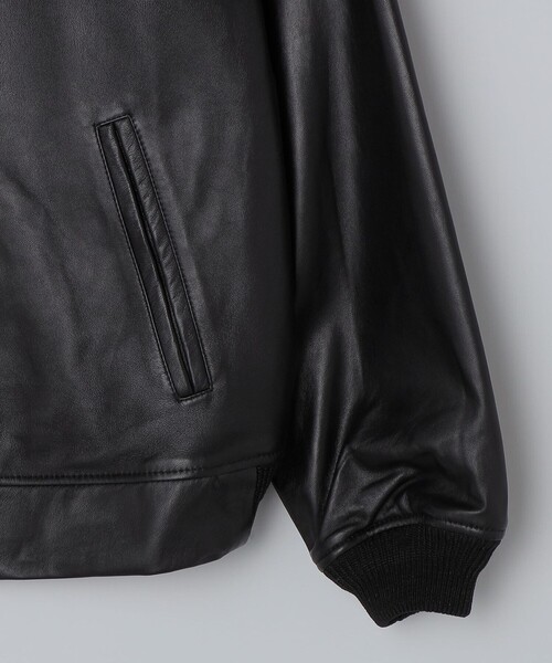 City Ambient Products（シティアンビエントプロダクツ）の「TOWNCRAFT: LEATHER DERBY JACKET（ブルゾン・メンズ・ブラック・MEDIUM）」の6枚目の写真