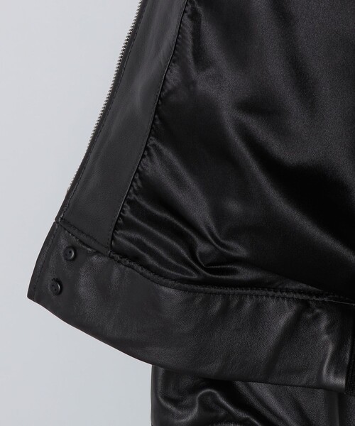 City Ambient Products（シティアンビエントプロダクツ）の「TOWNCRAFT: LEATHER DERBY JACKET（ブルゾン・メンズ・ブラック・MEDIUM）」の7枚目の写真