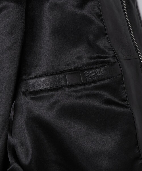 City Ambient Products（シティアンビエントプロダクツ）の「TOWNCRAFT: LEATHER DERBY JACKET（ブルゾン・メンズ・ブラック・MEDIUM）」の8枚目の写真