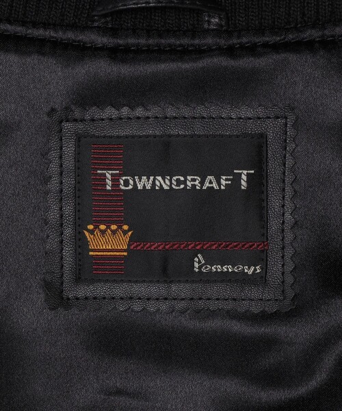 City Ambient Products（シティアンビエントプロダクツ）の「TOWNCRAFT: LEATHER DERBY JACKET（ブルゾン・メンズ・ブラック・MEDIUM）」の9枚目の写真