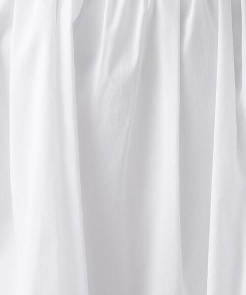 Dessin（デッサン）の「【洗える】タックギャザーフレアスカート（スカート・レディース・サックスブルー/ブラウン系その他/ホワイト系・03/02/01）」の7枚目の写真