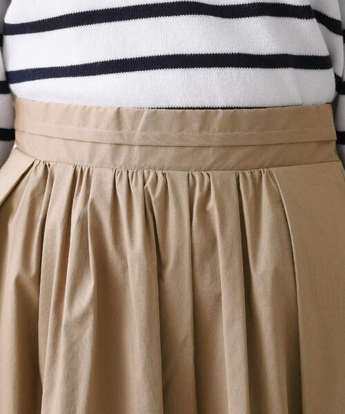 Dessin（デッサン）の「【洗える】タックギャザーフレアスカート（スカート・レディース・サックスブルー/ブラウン系その他/ホワイト系・03/02/01）」の19枚目の写真