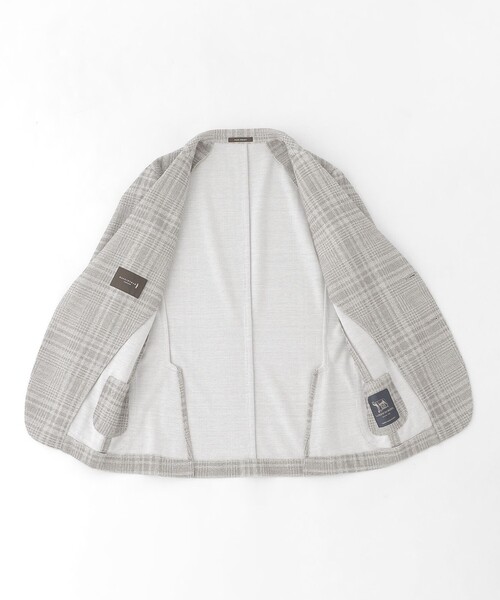 MACKINTOSH LONDON(マッキントッシュ ロンドン)の「【FLEX JERSEY】【LANIFICIO ROMA/ラニフィーチョ ローマ】チェックジャケット(テーラードジャケット・メンズ・グレー・42/38/36/40)」の10枚目の写真
