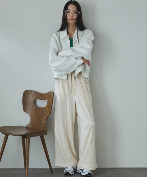 Doux archives(ドゥアルシーヴ)の「とろみ裏毛イージーパンツ(その他パンツ・レディース・ブルー/グレー/アイボリー・FREE)」の22枚目の写真