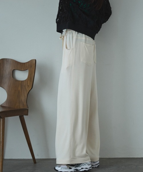 Doux archives(ドゥアルシーヴ)の「とろみ裏毛イージーパンツ(その他パンツ・レディース・ブルー/グレー/アイボリー・FREE)」の15枚目の写真