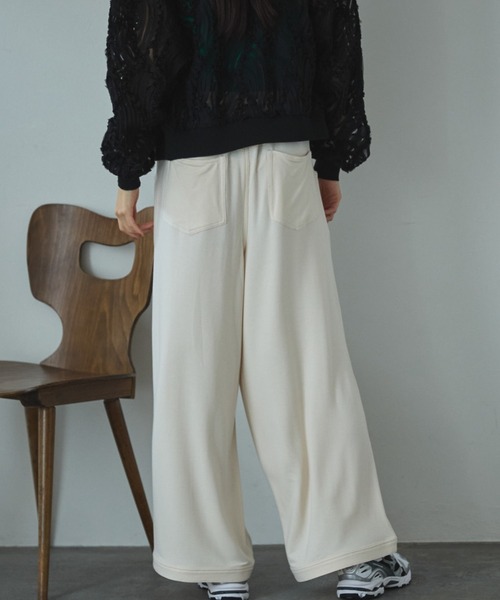 Doux archives(ドゥアルシーヴ)の「とろみ裏毛イージーパンツ(その他パンツ・レディース・ブルー/グレー/アイボリー・FREE)」の17枚目の写真