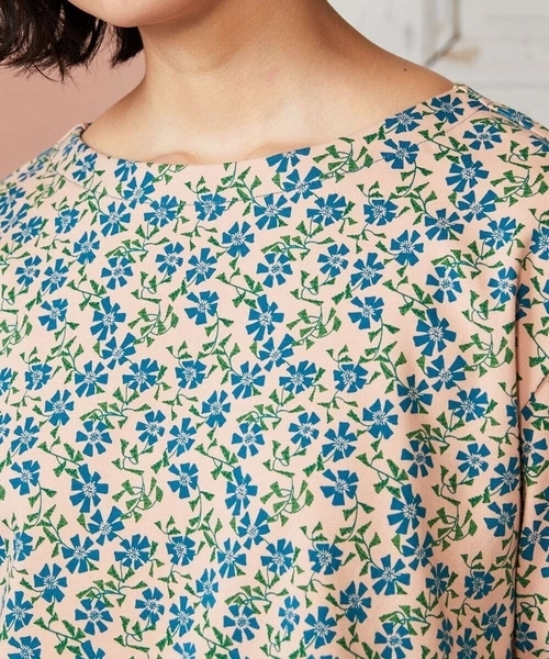 Jocomomola(ホコモモラ)の「Los molinos de vient フラワープリントカットソー(Tシャツ/カットソー・レディース・ライラック/オレンジ・40)」の11枚目の写真