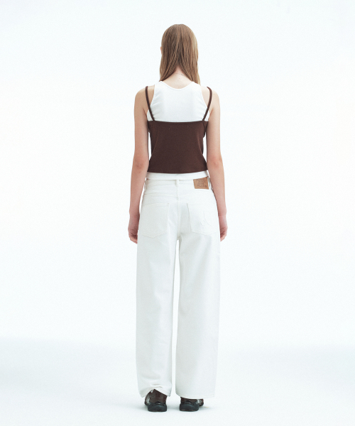 Rest&Recreation（レストアンドレクリエーション）の「LOW RISE STITCH JEANS - WHITE（デニムパンツ・レディース・その他・X-SMALL/SMALL/MEDIUM）」の10枚目の写真