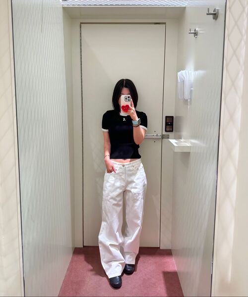 Rest&Recreation（レストアンドレクリエーション）の「LOW RISE STITCH JEANS - WHITE（デニムパンツ・レディース・その他・X-SMALL/SMALL/MEDIUM）」の5枚目の写真