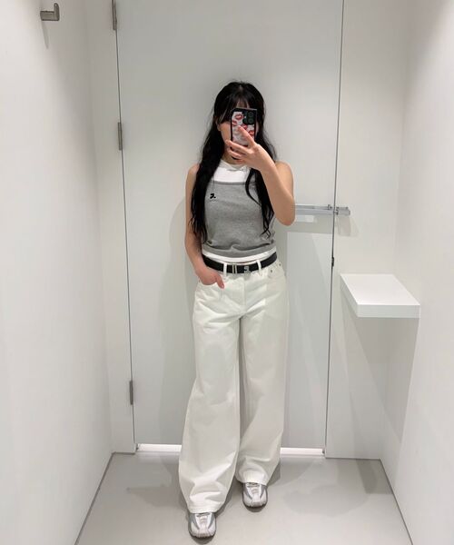 Rest&Recreation（レストアンドレクリエーション）の「LOW RISE STITCH JEANS - WHITE（デニムパンツ・レディース・その他・X-SMALL/SMALL/MEDIUM）」の2枚目の写真