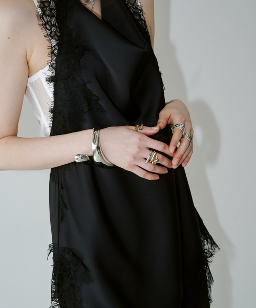 chuclla(チュクラ)の「レースドレープセットアップ chw26s112(ワンピース・レディース・ブラック・S/M/L)」の16枚目の写真