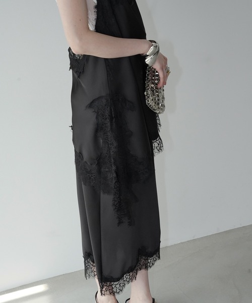 chuclla(チュクラ)の「レースドレープセットアップ chw26s112(ワンピース・レディース・ブラック・S/M/L)」の19枚目の写真