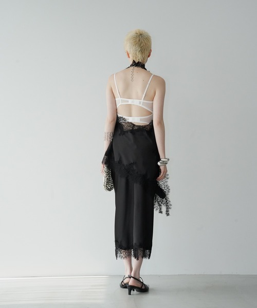 chuclla(チュクラ)の「レースドレープセットアップ chw26s112(ワンピース・レディース・ブラック・S/M/L)」の22枚目の写真