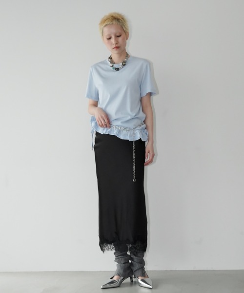 chuclla(チュクラ)の「レースドレープセットアップ chw26s112(ワンピース・レディース・ブラック・S/M/L)」の7枚目の写真