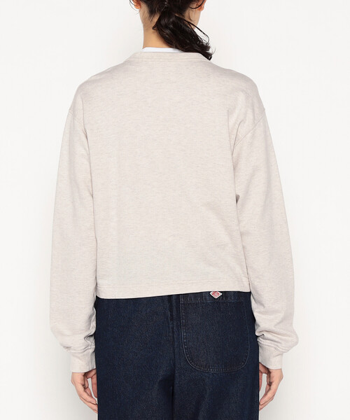 DANTON(ダントン)の「Women's Cotton Terry Crew Neck Cardigan(カーディガン/ボレロ・レディース・ネイビー/チャコール/レッド/ダークグリーン/グレー/アイボリー・36/38)」の11枚目の写真