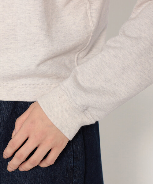 DANTON(ダントン)の「Women's Cotton Terry Crew Neck Cardigan(カーディガン/ボレロ・レディース・ネイビー/チャコール/レッド/ダークグリーン/グレー/アイボリー・36/38)」の12枚目の写真