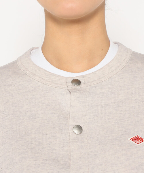 DANTON(ダントン)の「Women's Cotton Terry Crew Neck Cardigan(カーディガン/ボレロ・レディース・ネイビー/チャコール/レッド/ダークグリーン/グレー/アイボリー・36/38)」の13枚目の写真