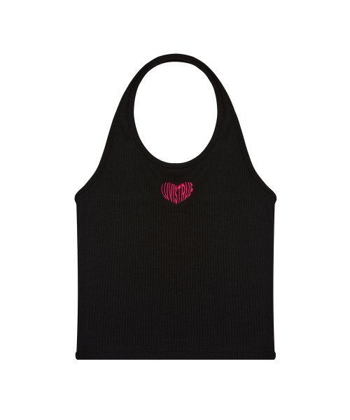LUVISTRUE(ラヴイズトゥルー)の「SU LOGO HALTER NECK TOP(BLACK)(Tシャツ/カットソー・レディース・その他・FREE)」の2枚目の写真