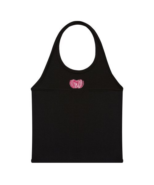 LUVISTRUE(ラヴイズトゥルー)の「SU LOGO HALTER NECK TOP(BLACK)(Tシャツ/カットソー・レディース・その他・FREE)」の3枚目の写真