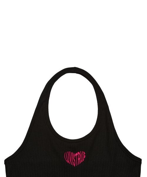 LUVISTRUE(ラヴイズトゥルー)の「SU LOGO HALTER NECK TOP(BLACK)(Tシャツ/カットソー・レディース・その他・FREE)」の4枚目の写真