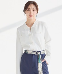 Andemiu | エリツキボタンカーディガン656625(ニット/セーター)