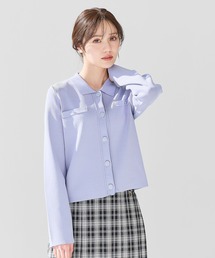 Andemiu | エリツキボタンカーディガン656625(ニット/セーター)