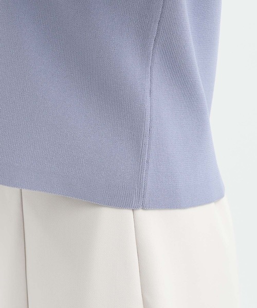 Andemiu（アンデミュウ）の「エリツキボタンカーディガン656625（ニット/セーター・レディース・ブルー/オフホワイト/ブラック・FREE）」の22枚目の写真