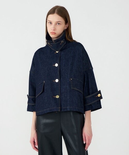 Mackintosh(マッキントッシュ)の「【別注】MACKINTOSH HUMBIE DENIM ジャケット(デニムジャケット・レディース・ネイビー・L)」の4枚目の写真