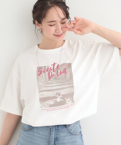 SHOO・LA・RUE(シューラルー)の「【高レビュー/綿100%/プチプラ】選べる3柄 大人のための 着心地やわらかシンプルTシャツ(Tシャツ/カットソー・レディース・グリーン系2/ブラック系/ホワイト系1/ブルー系その他3/ホワイト系3/ベージュ系その他5・01/02/03/04)」の2枚目の写真
