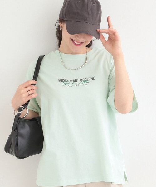 SHOO・LA・RUE(シューラルー)の「【高レビュー/綿100%/プチプラ】選べる3柄 大人のための 着心地やわらかシンプルTシャツ(Tシャツ/カットソー・レディース・グリーン系2/ブラック系/ホワイト系1/ブルー系その他3/ホワイト系3/ベージュ系その他5・01/02/03/04)」の5枚目の写真