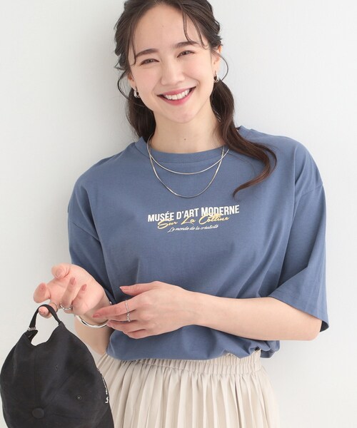SHOO・LA・RUE(シューラルー)の「【高レビュー/綿100%/プチプラ】選べる3柄 大人のための 着心地やわらかシンプルTシャツ(Tシャツ/カットソー・レディース・グリーン系2/ブラック系/ホワイト系1/ブルー系その他3/ホワイト系3/ベージュ系その他5・01/02/03/04)」の6枚目の写真