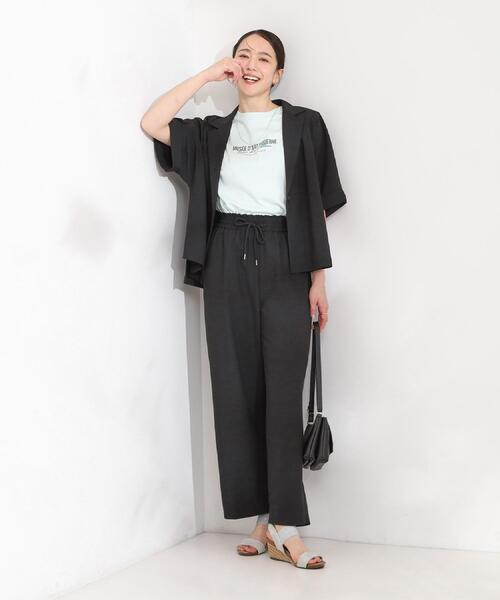 SHOO・LA・RUE(シューラルー)の「【高レビュー/綿100%/プチプラ】選べる3柄 大人のための 着心地やわらかシンプルTシャツ(Tシャツ/カットソー・レディース・グリーン系2/ブラック系/ホワイト系1/ブルー系その他3/ホワイト系3/ベージュ系その他5・01/02/03/04)」の7枚目の写真